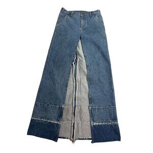 TOM WOOD High Slit Denim Maxi Skirt
